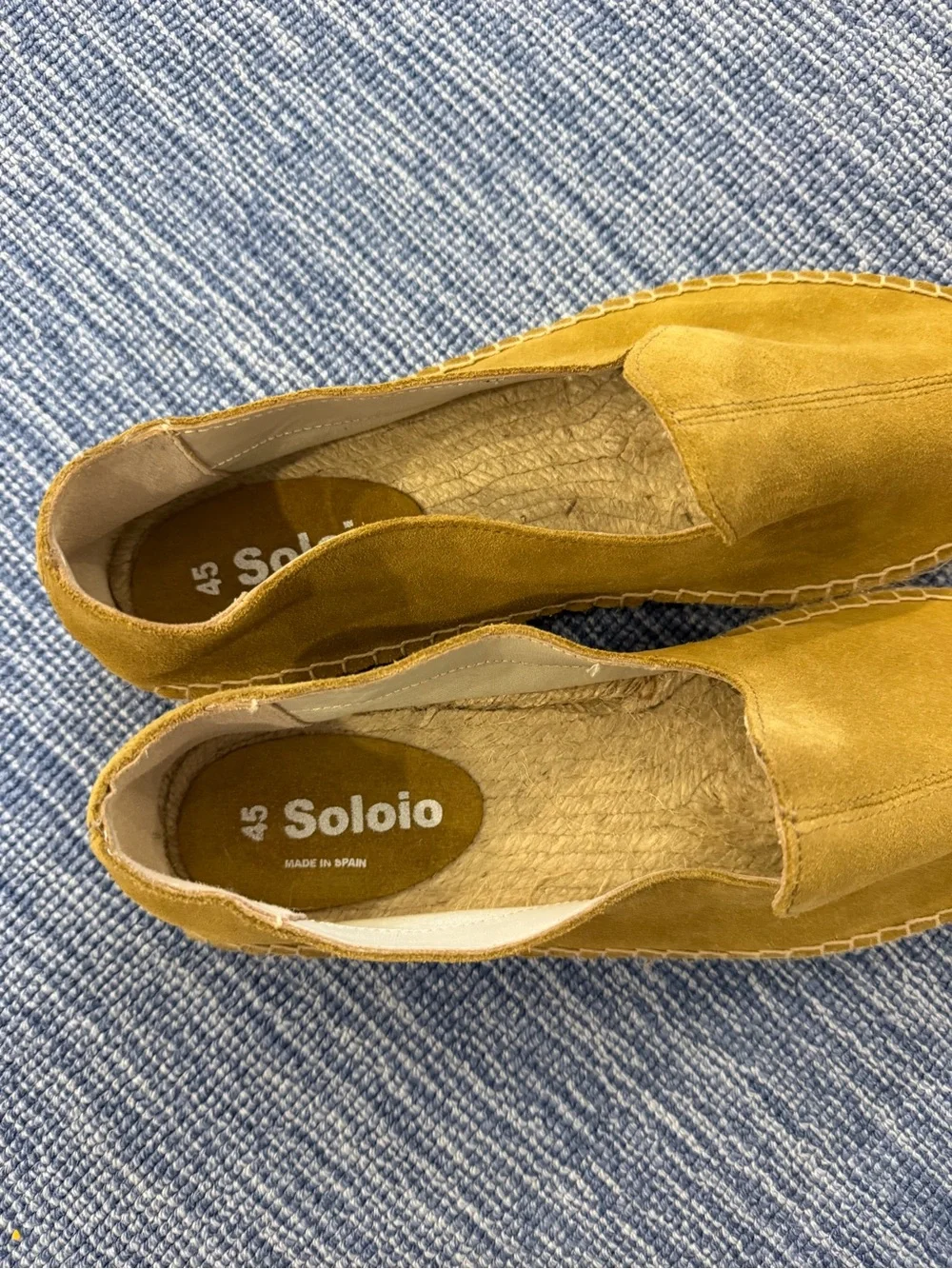 Soloio Beige Suede Espadrille Slip-On Loafers